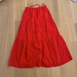 A New Day red maxi skirt